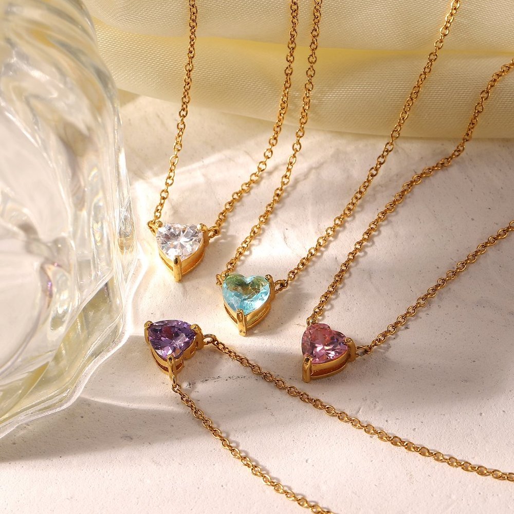 Kendall Heart Necklace - Picture 6 of 13